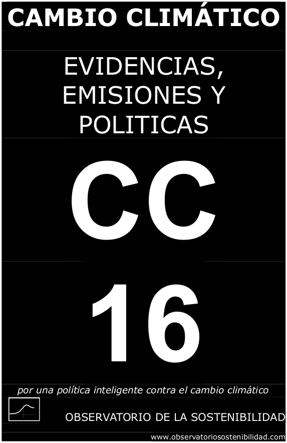 Cambio climático 2016 – Evidencias emisiones y políticas