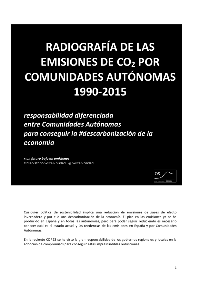 Emisiones CO2 por CCAA 2018