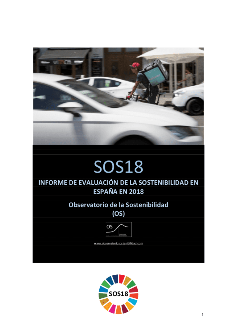 SOS18 – Sostenibilidad en España 2018